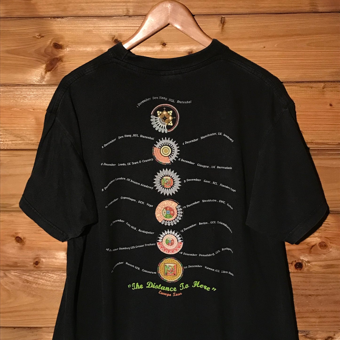 1999 Live The Distance To Here Europe Tour t shirt