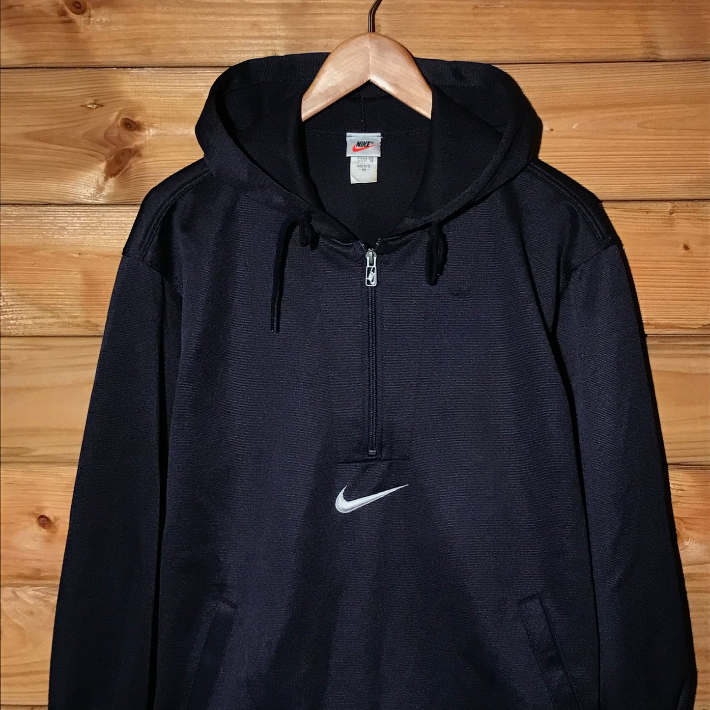 90s Nike Centre Swoosh half zip hoodie