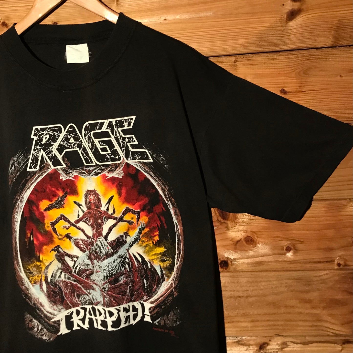 1992 Rage Trapped On Stage Tour t shirt