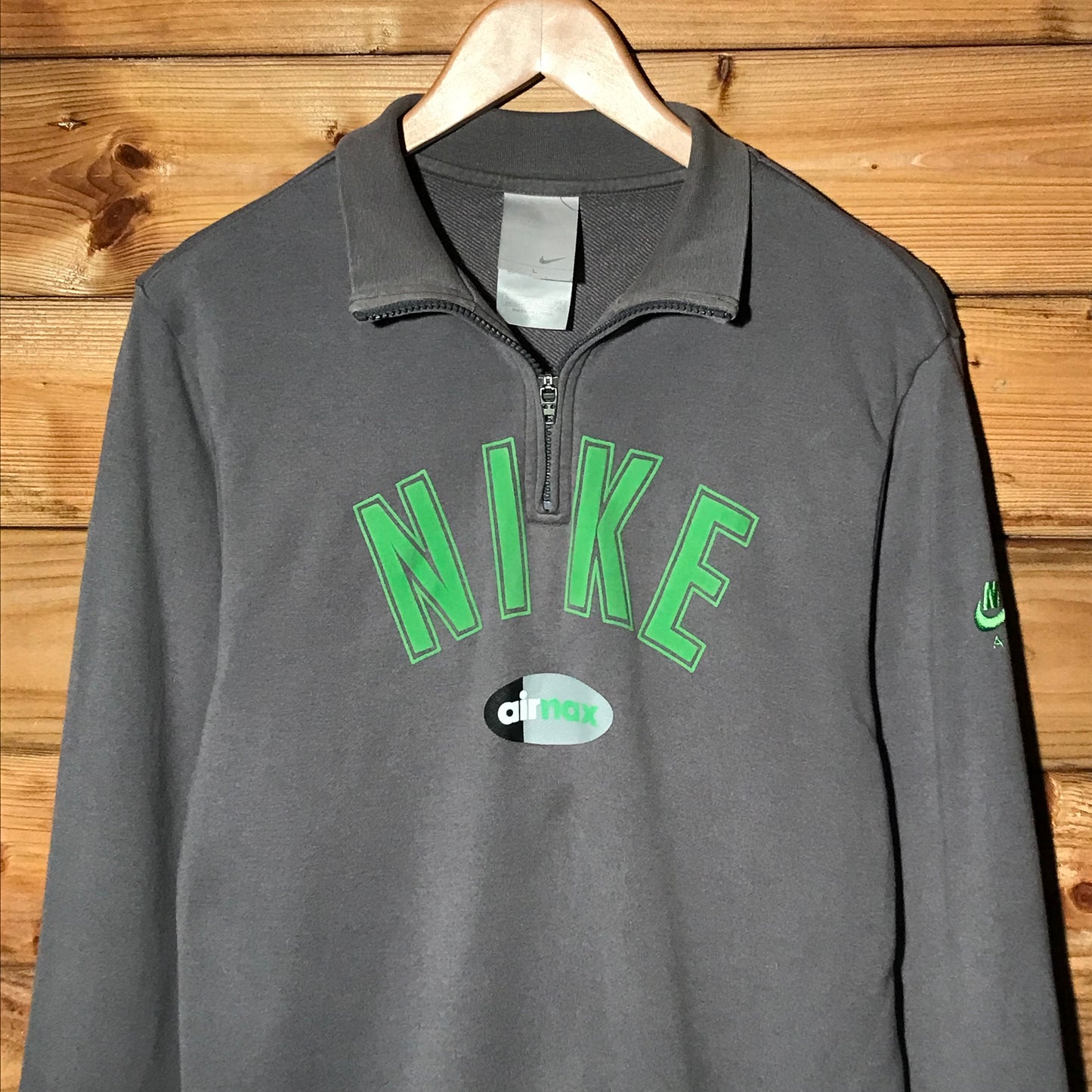 Nike Air Max Arc Spellout quarter zip sweatshirt