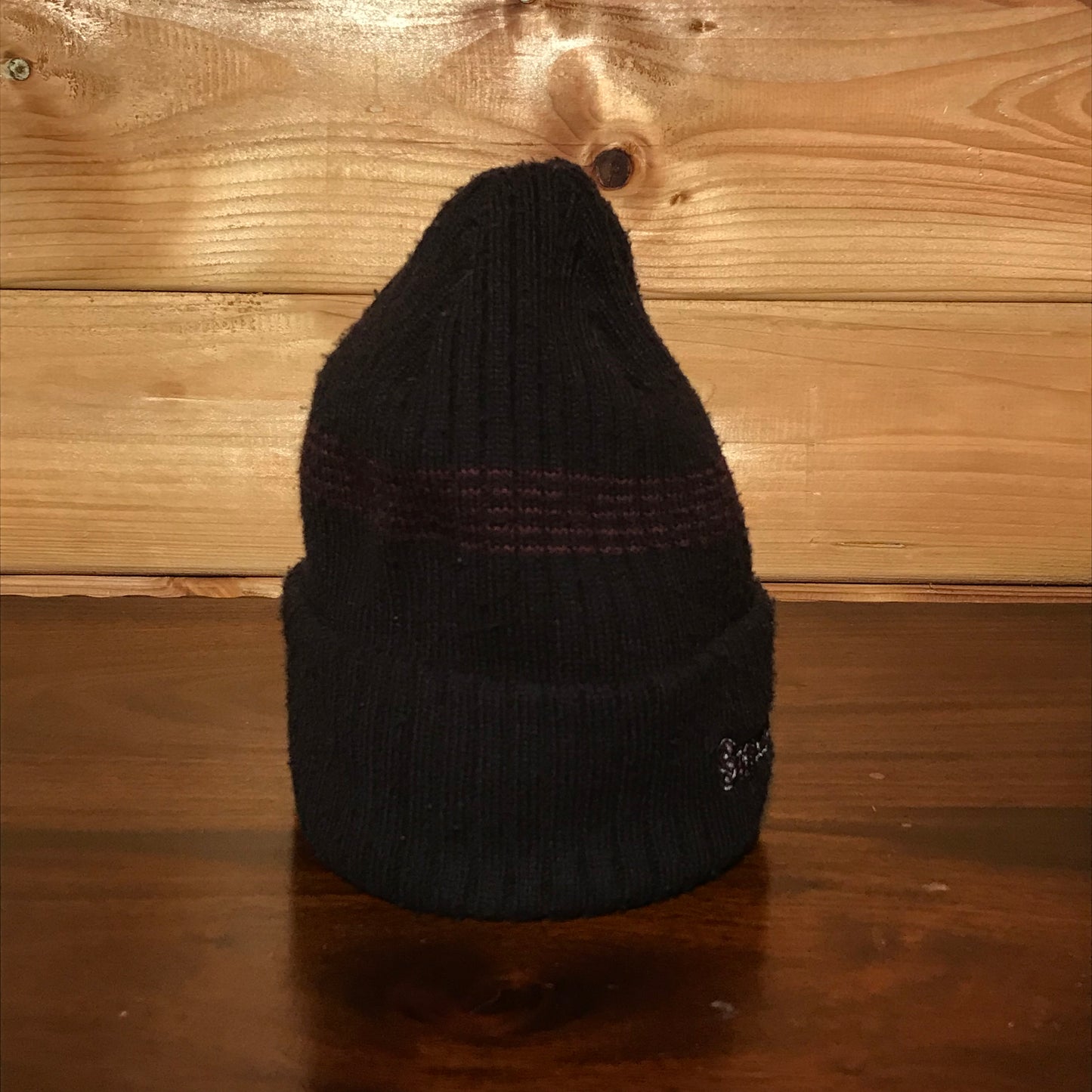 Supreme x Mark Gonzales Spellout Striped beanie