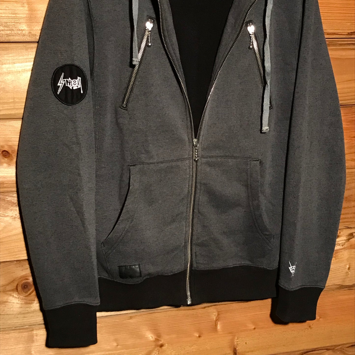 Stüssy x Kostas Seremetis KΣ Multi Pocket zip up hoodie