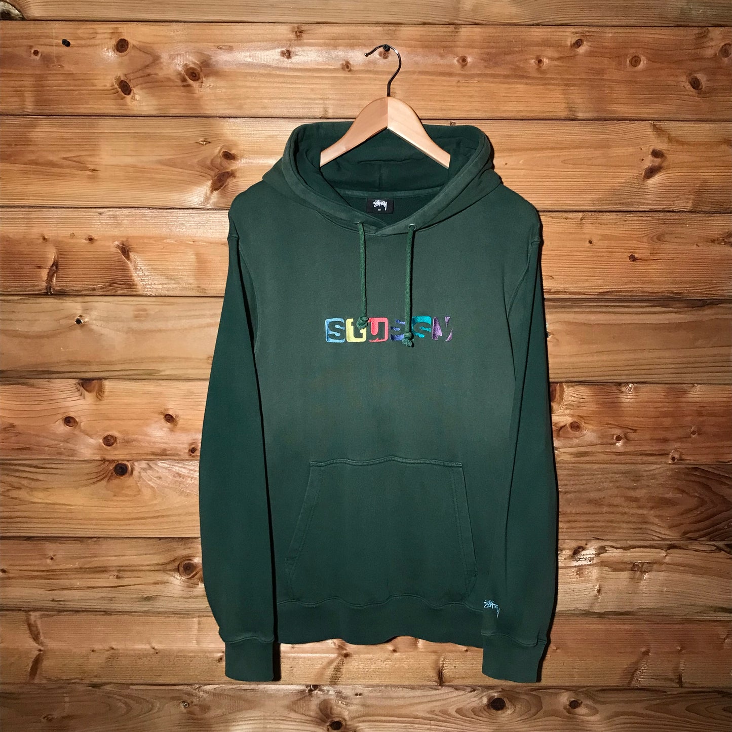 Stüssy Multi Blocks Centre Spellout hoodie