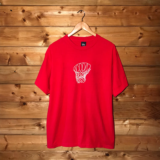 Stüssy Basketball Hoop Spellout t shirt