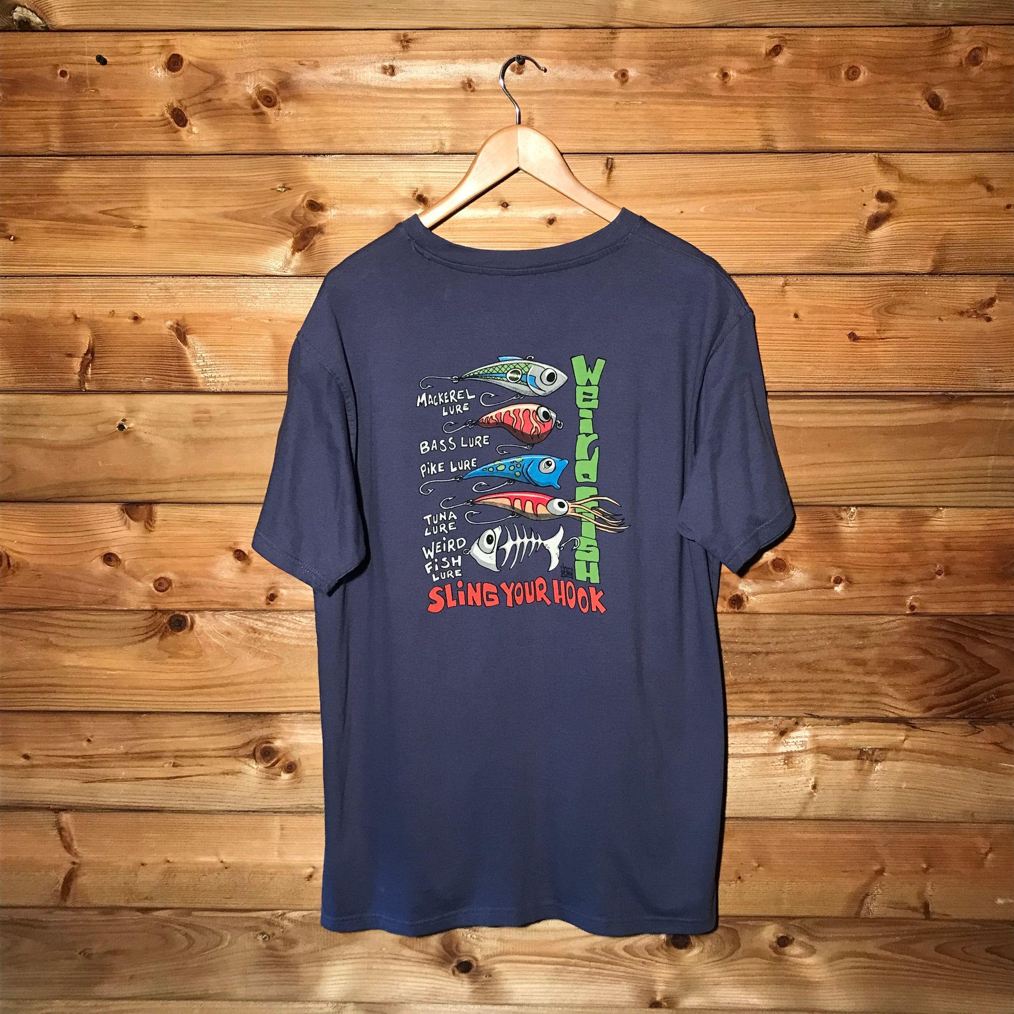 Weird Fish Sling Your Hook Artist t shirt