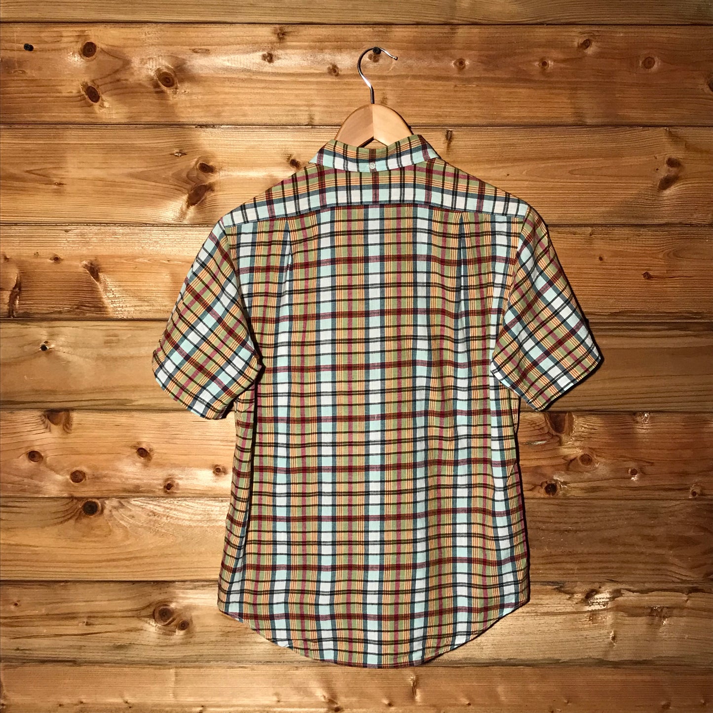 Bape, A Bathing Ape Plaid Tartan button up shirt