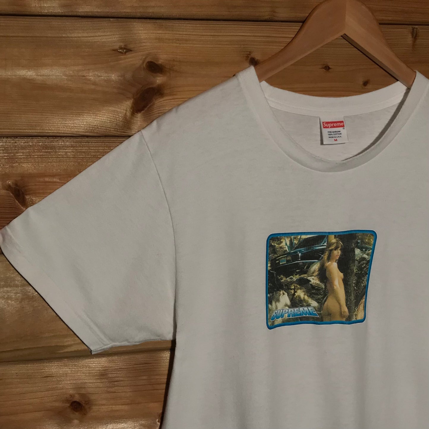 2017 Supreme Larry Clark Nude Girl Photo t shirt