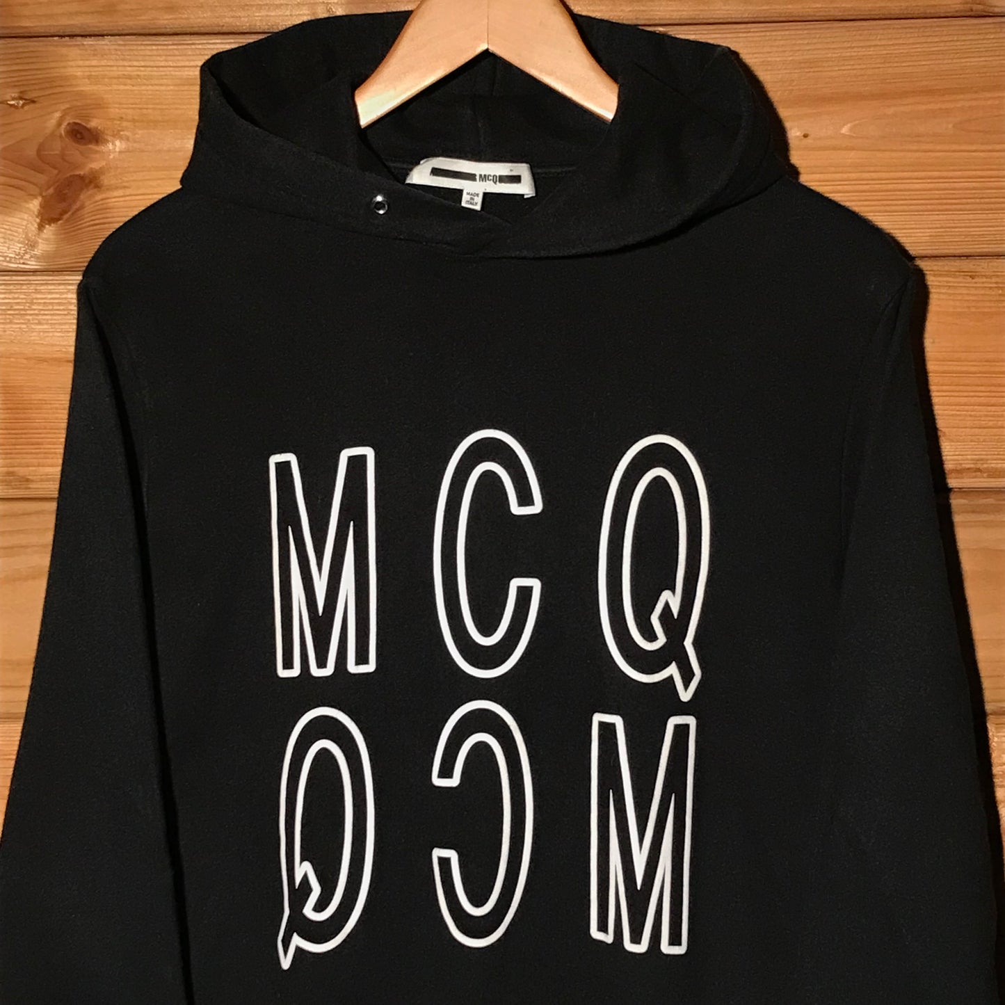 Alexander McQueen MCQ Double Spellout hoodie