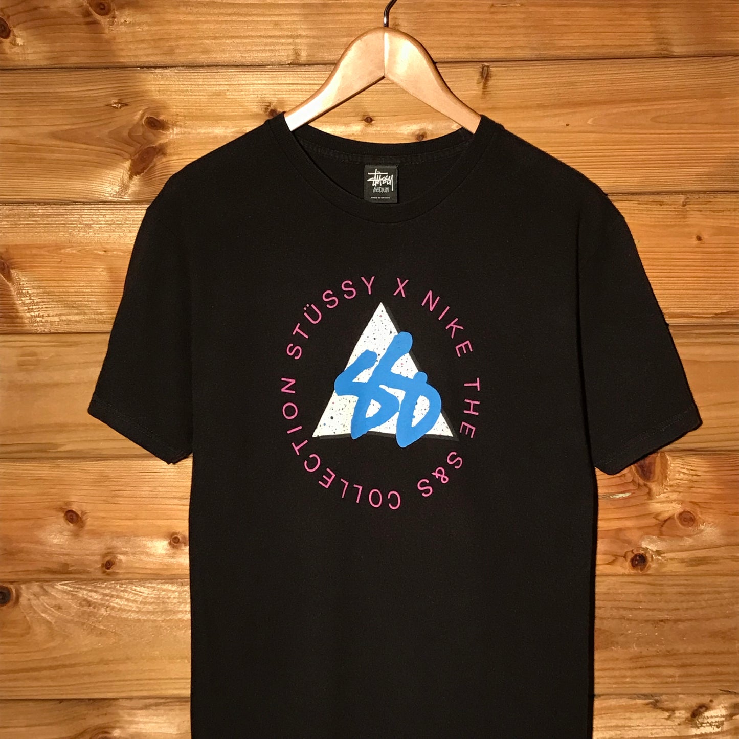 2012 Stüssy x Nike S&S Centre Spellout t shirt