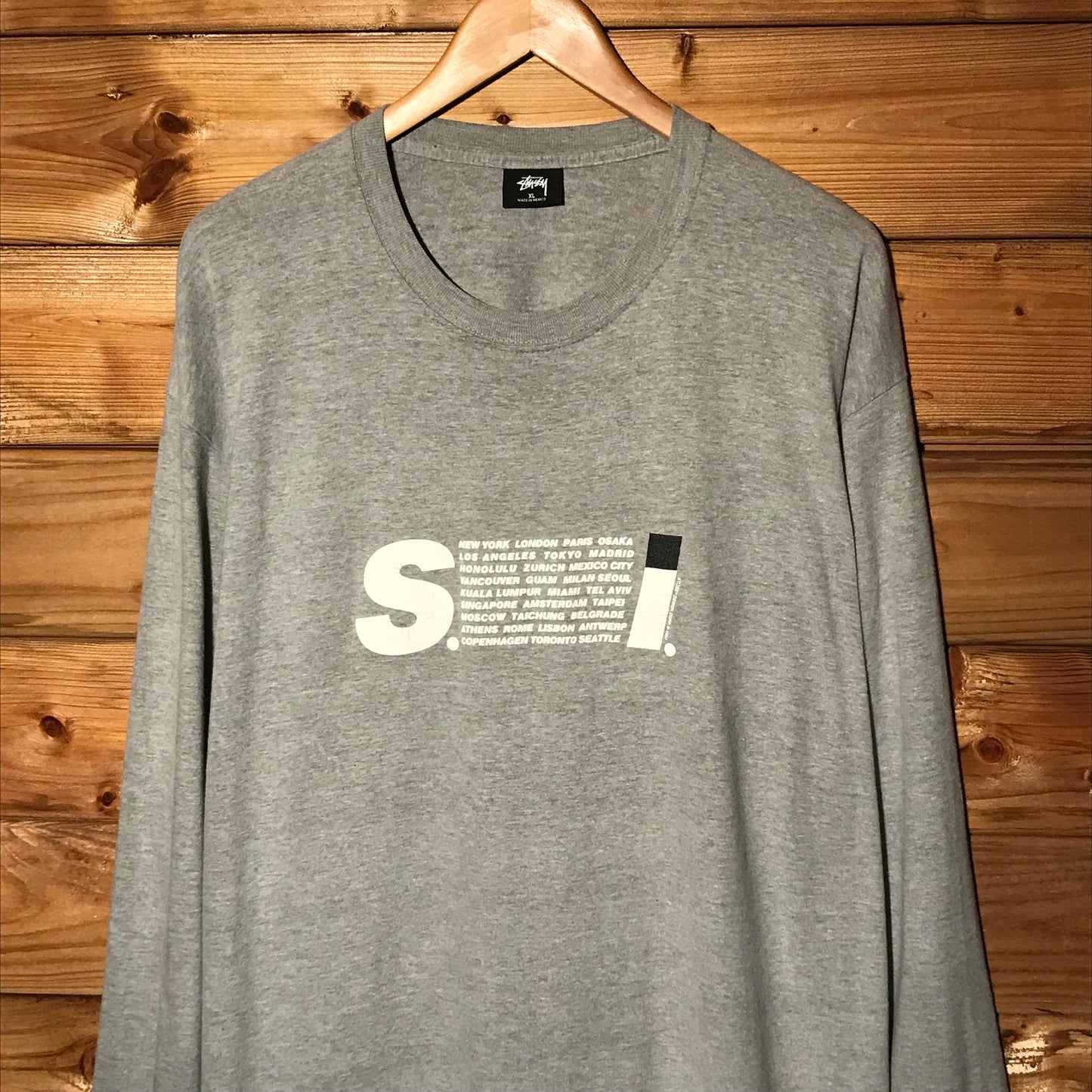 2019 Stüssy Issey Miyake Parody long sleeve t shirt