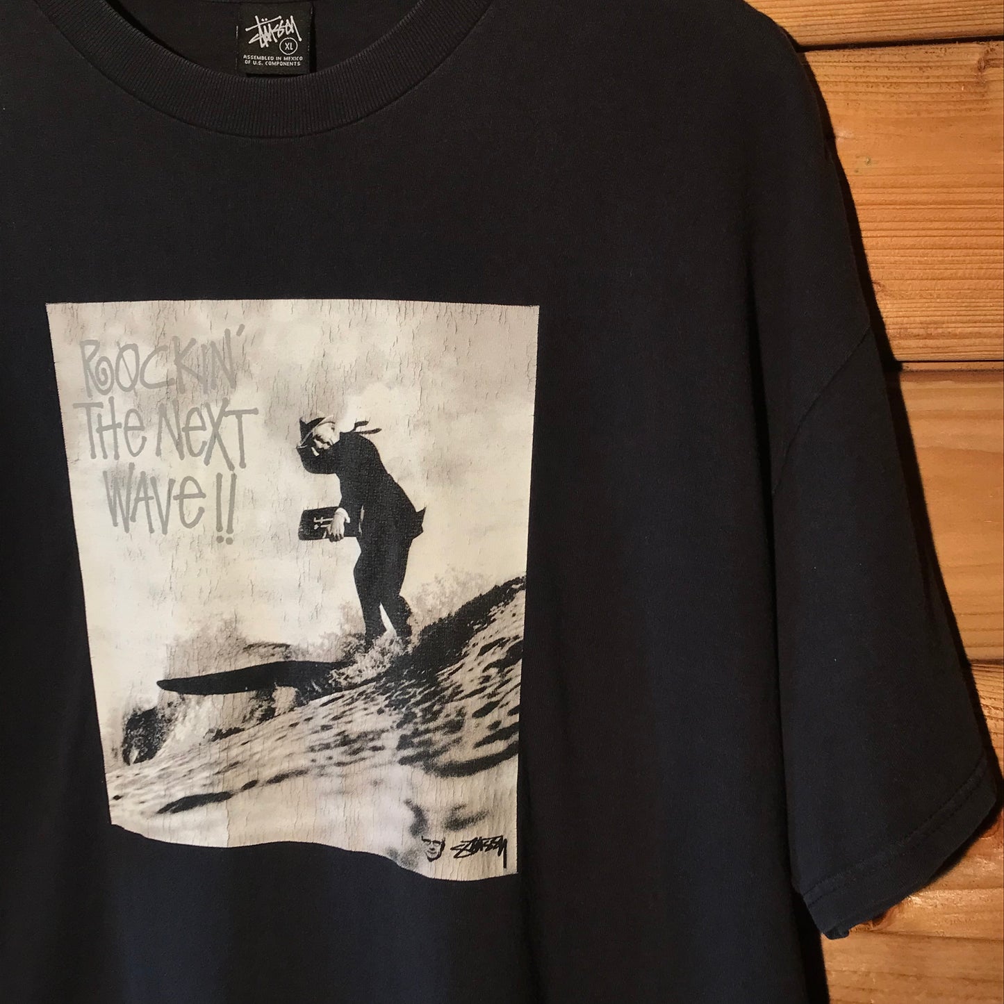 Stüssy x Imaginary Rockin The Next Wave t shirt