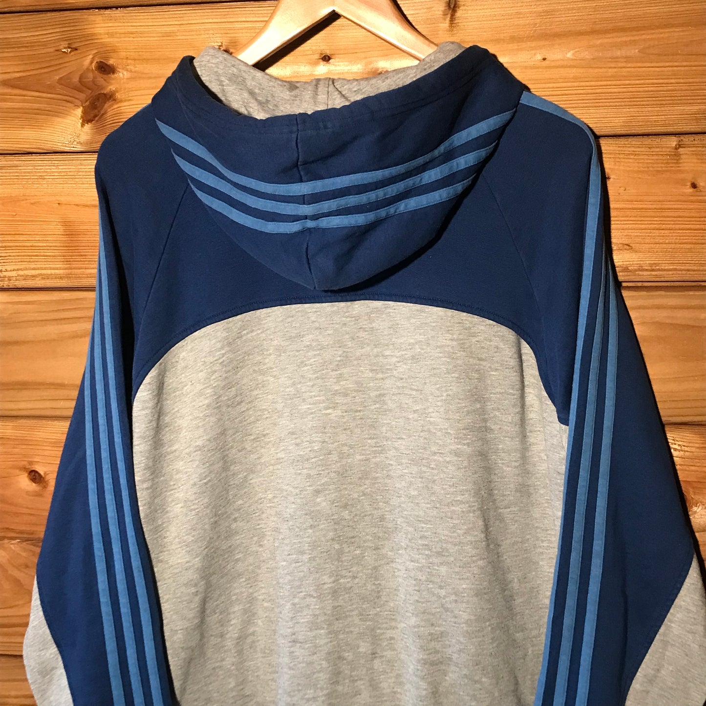 Adidas Performance Tonal Striped zip up hoodie