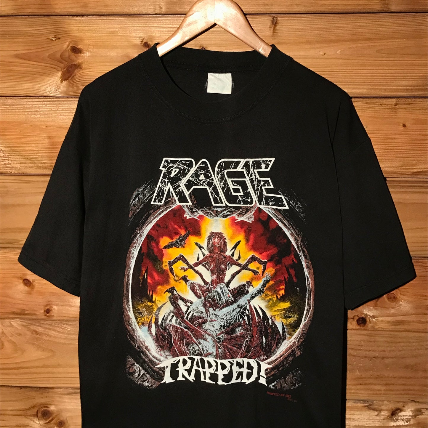 1992 Rage Trapped On Stage Tour t shirt