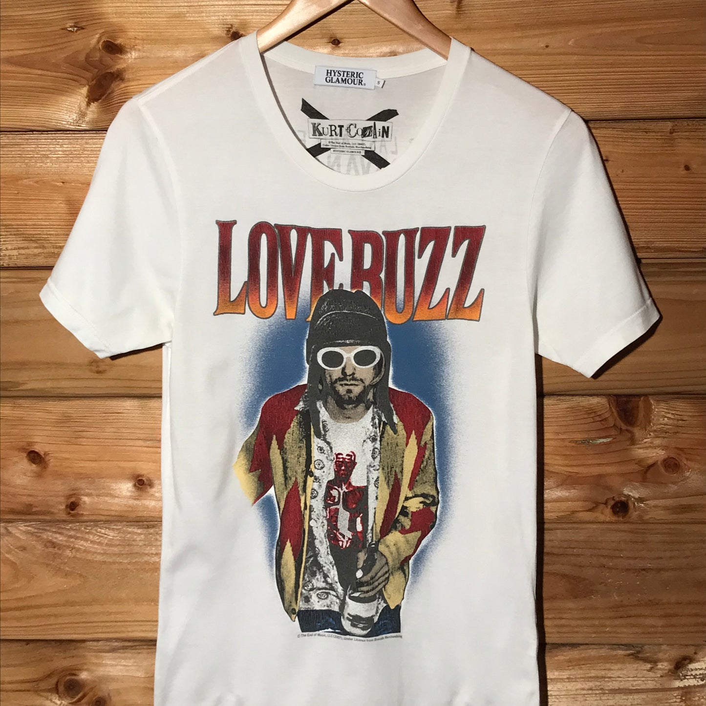 2007 Hysteric Glamour Kurt Cobain Love Buzz t shirt