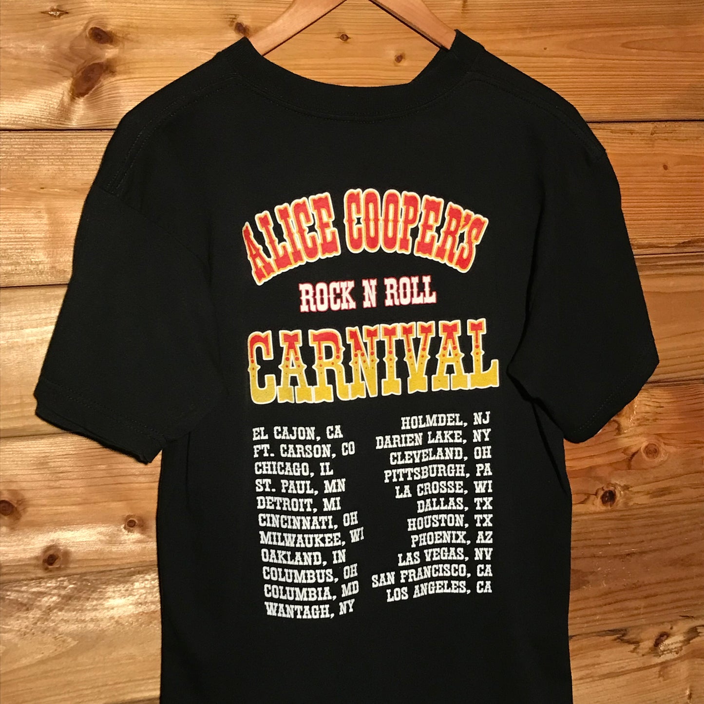 1997 Alice Cooper's Rock N Roll Carnival Tour t shirt