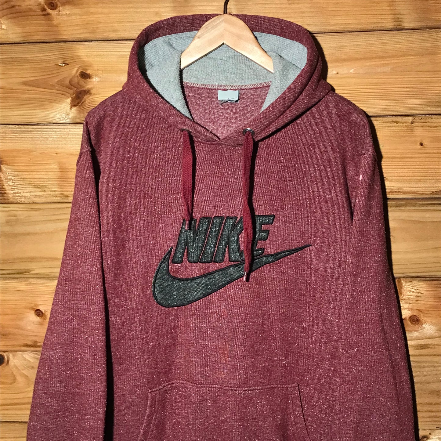 Nike Centre Swoosh and Spellout hoodie