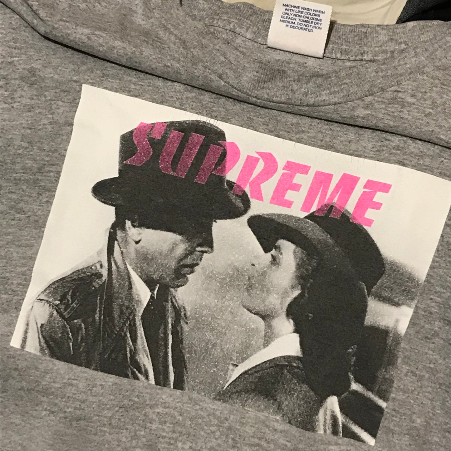 2012 Supreme Casablanca Bogey t shirt