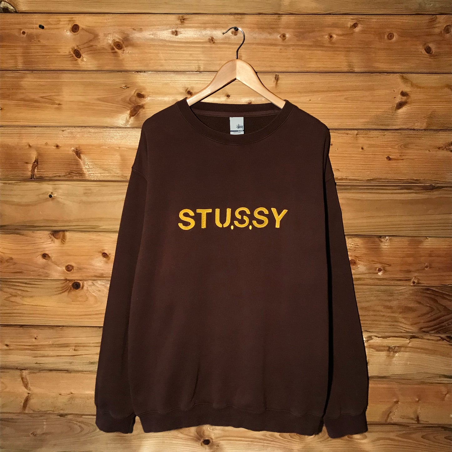 Stüssy Dotted Centre Spellout sweatshirt