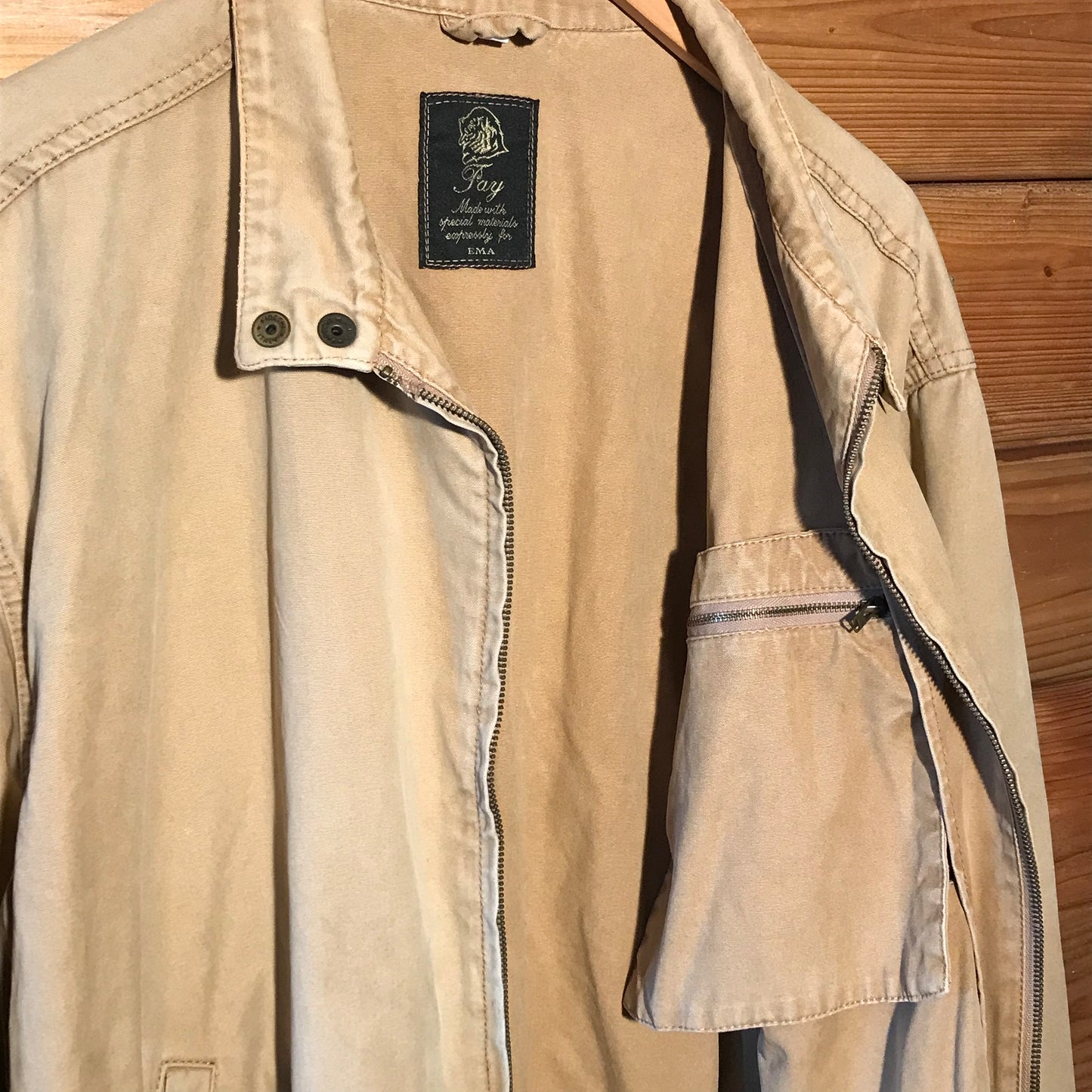 80s Fay EMA harrington bomber jacket