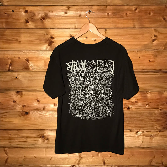 2012 Stüssy x Jetlag Urban Art World Tour t shirt