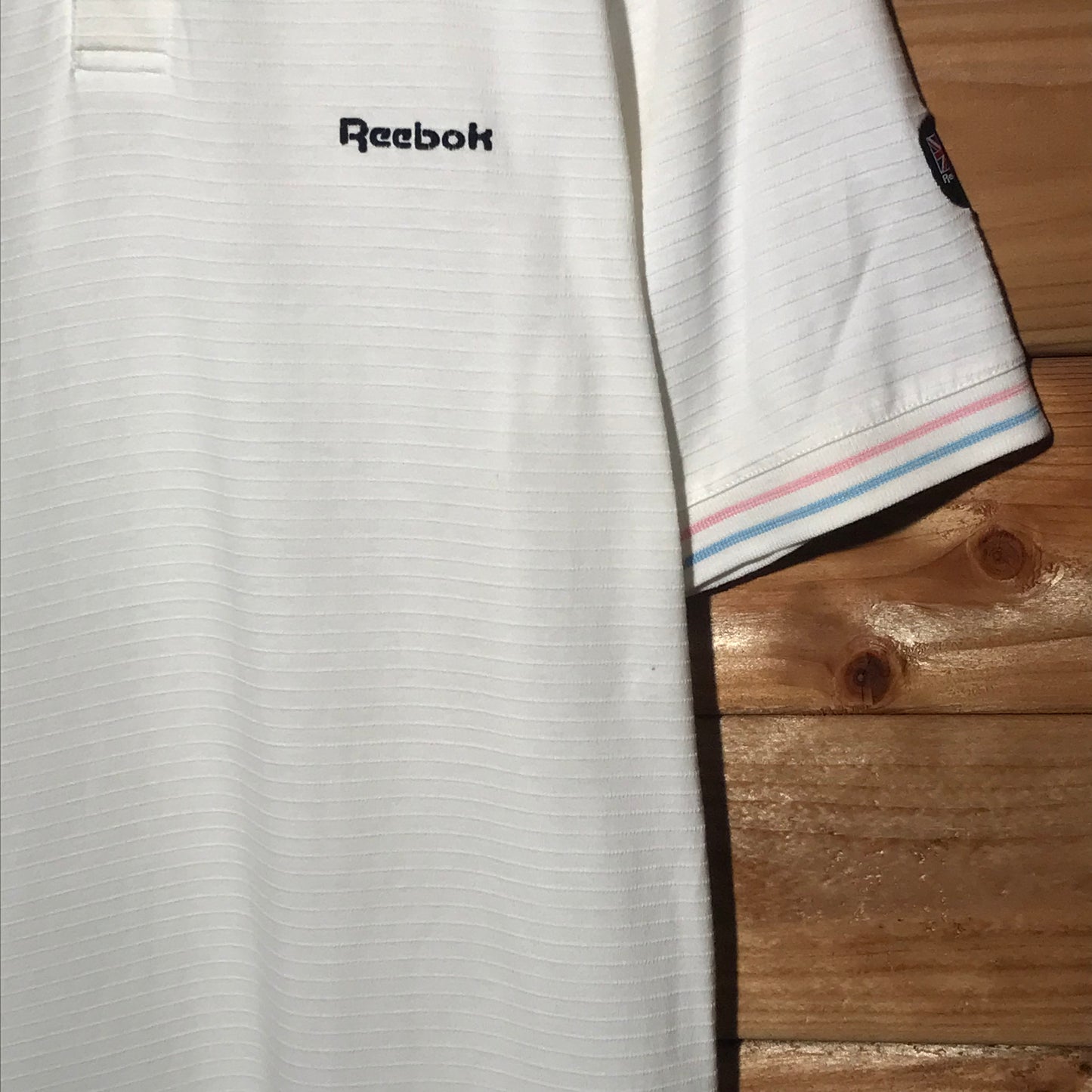 Reebok UK Tonal Striped polo t shirt