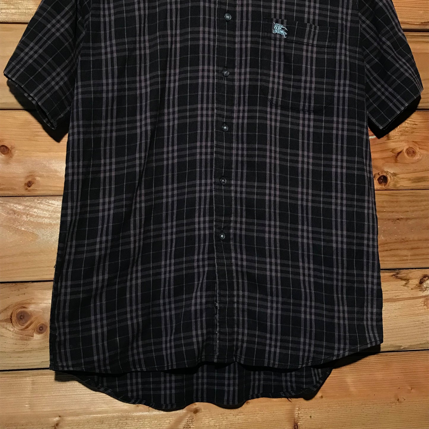 Burberry Nova Check Pattern short sleeve button up shirt