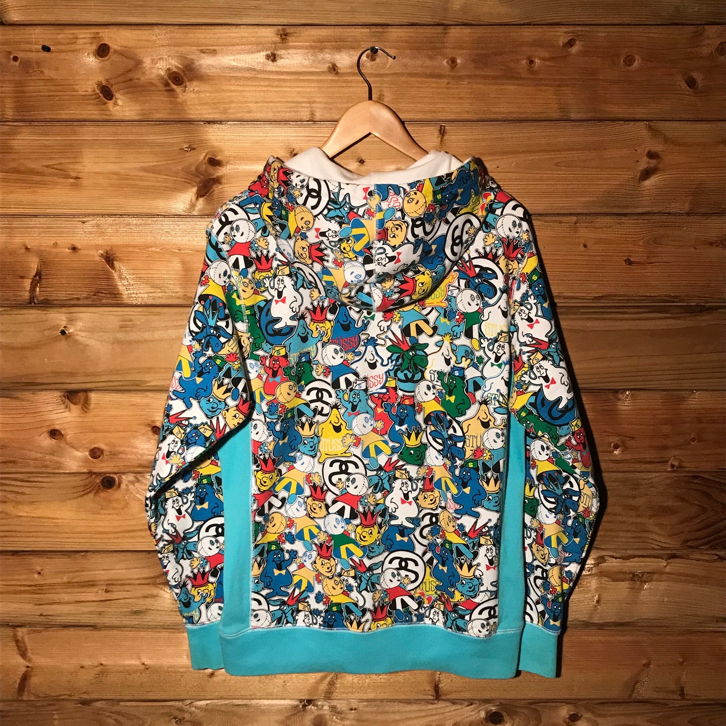 2007 Stüssy Headz Collection AOP zip up hoodie