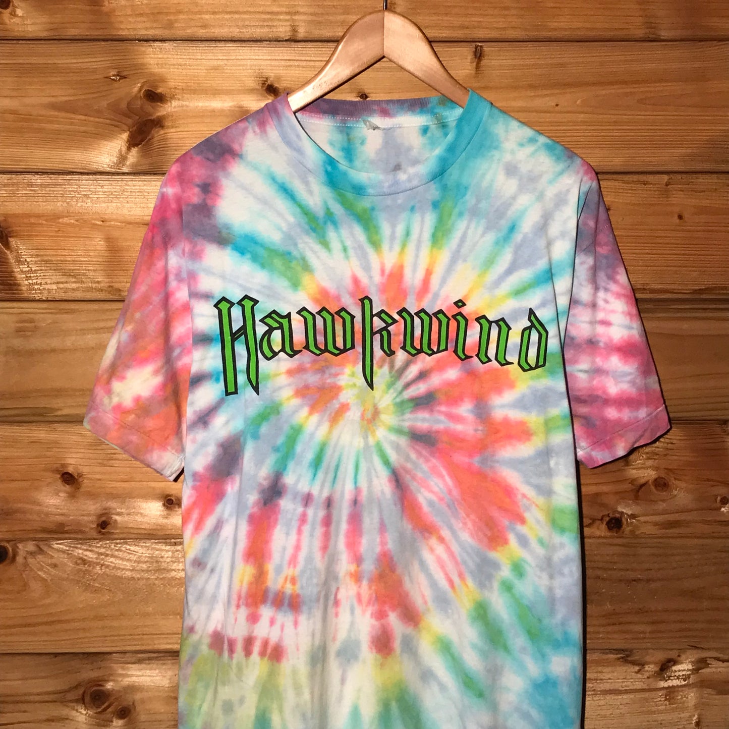 1990 Hawkwind Space Bandits Tour Tie Dye t shirt