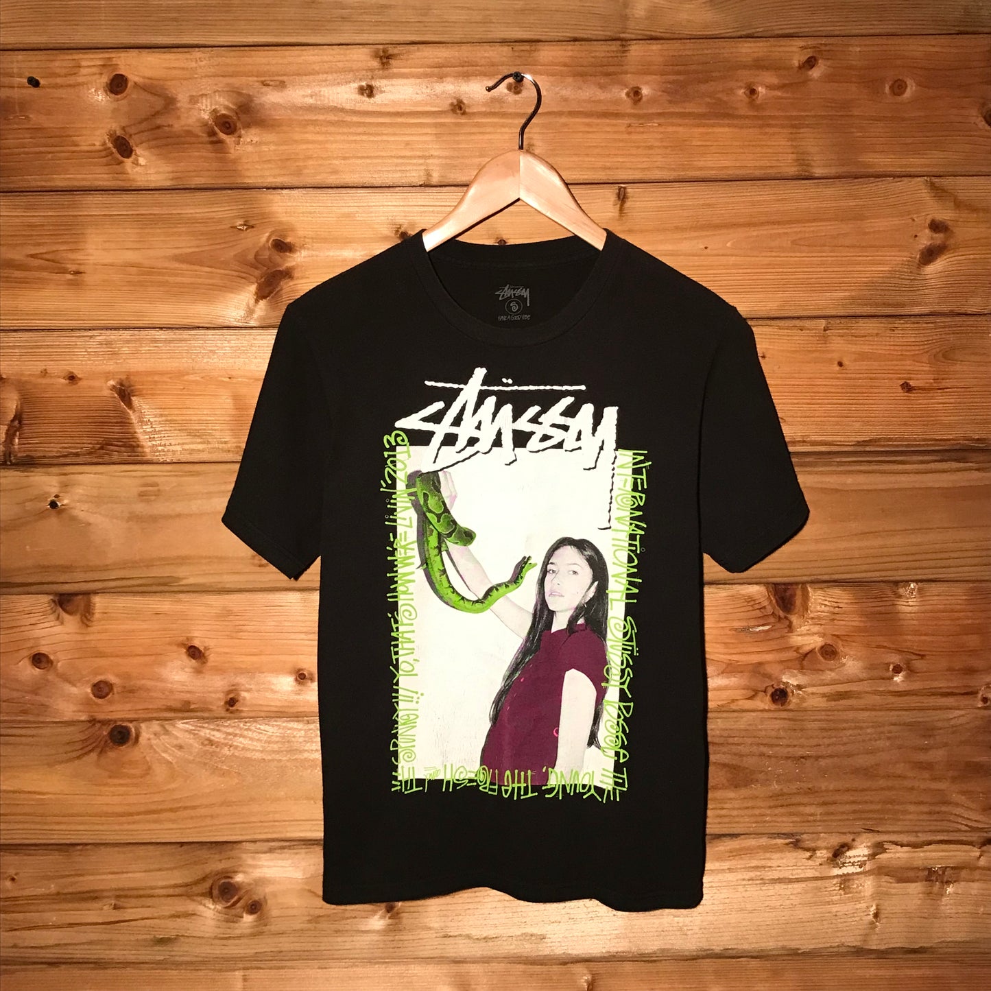 2013 Stüssy Young, Fresh and Spunky Snake Photo t shirt