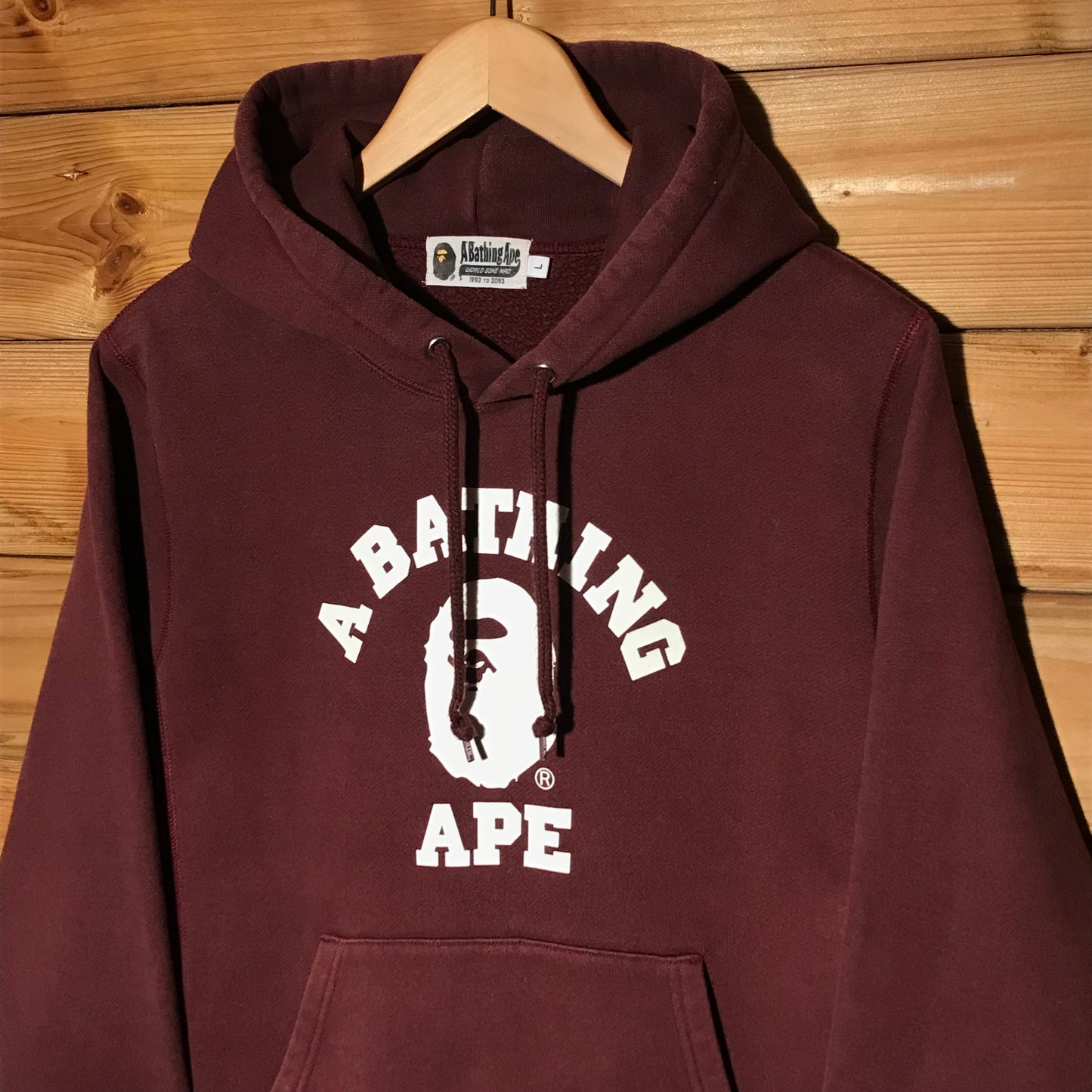 Bape, A Bathing Ape Classic College Spellout hoodie