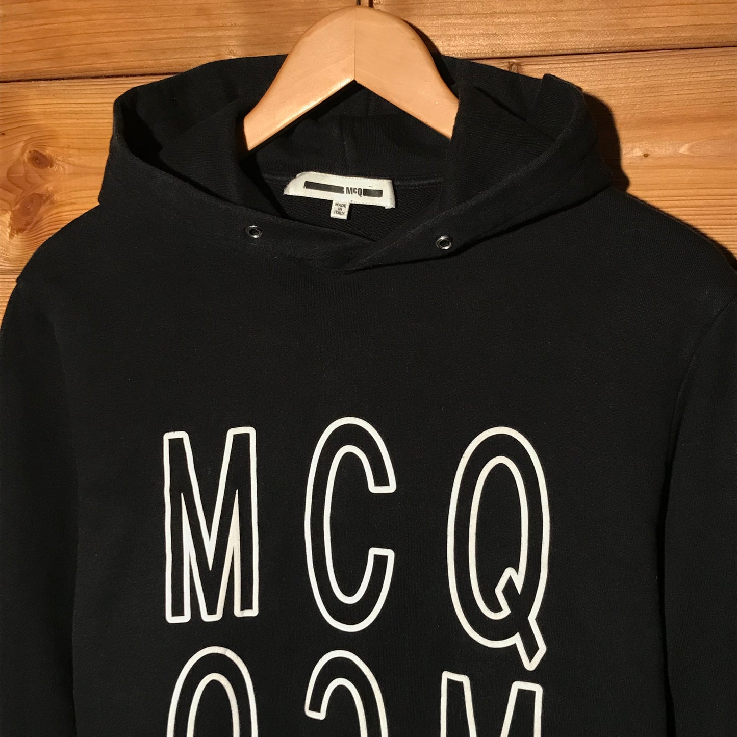 Alexander McQueen MCQ Double Spellout hoodie