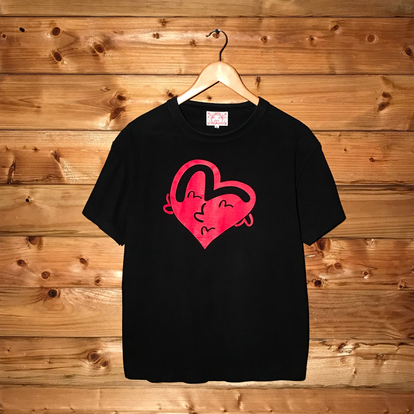 Evisu Love Heart Multi Gull t shirt