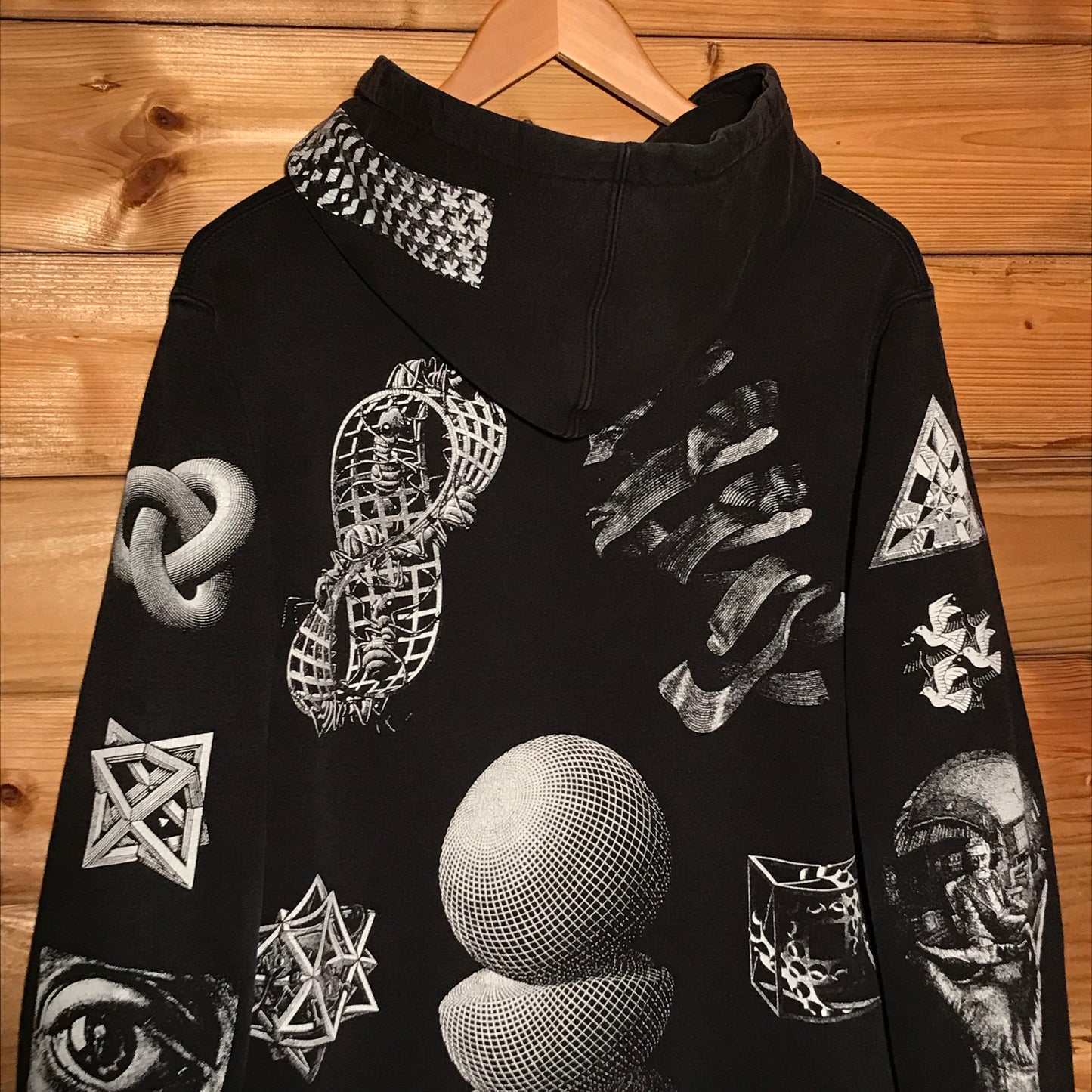 2017 Supreme x M.C Escher Multi Artwork hoodie