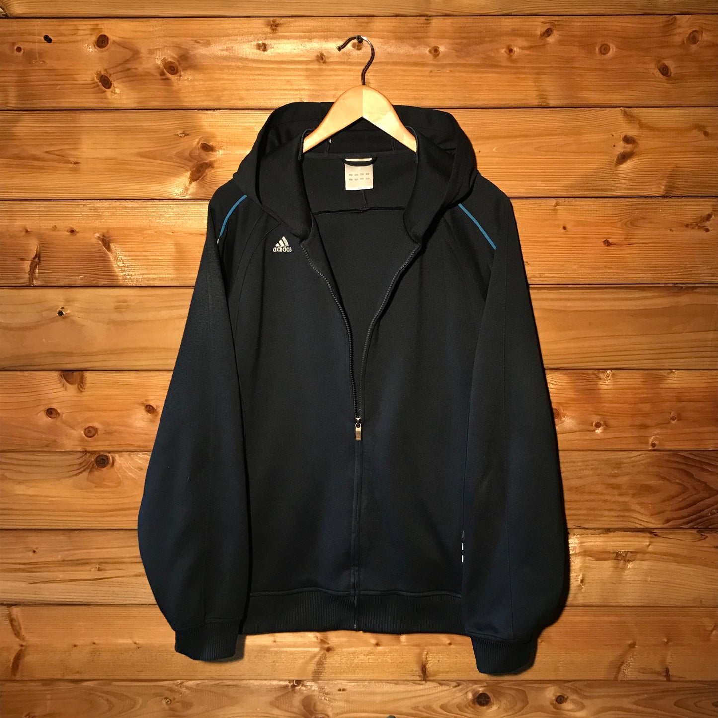 Adidas Piping Multi Striped zip up hoodie