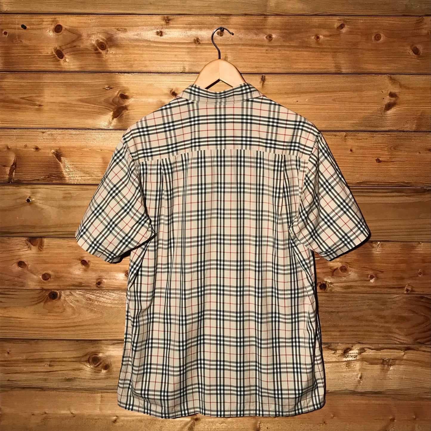 Burberry Nova Check Pattern short sleeve button up shirt