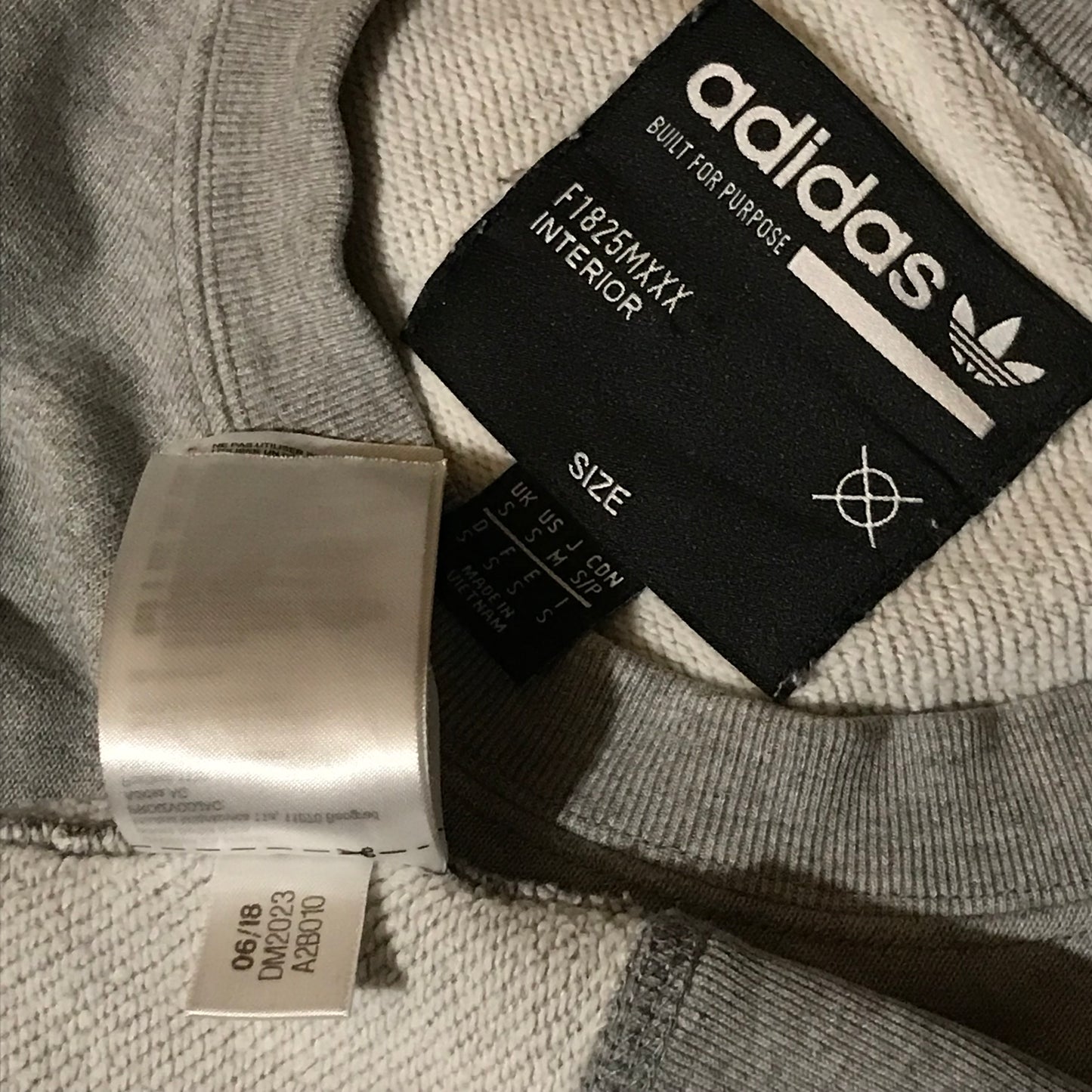 2018 Adidas Built For Purpose Spellout sweatshirt