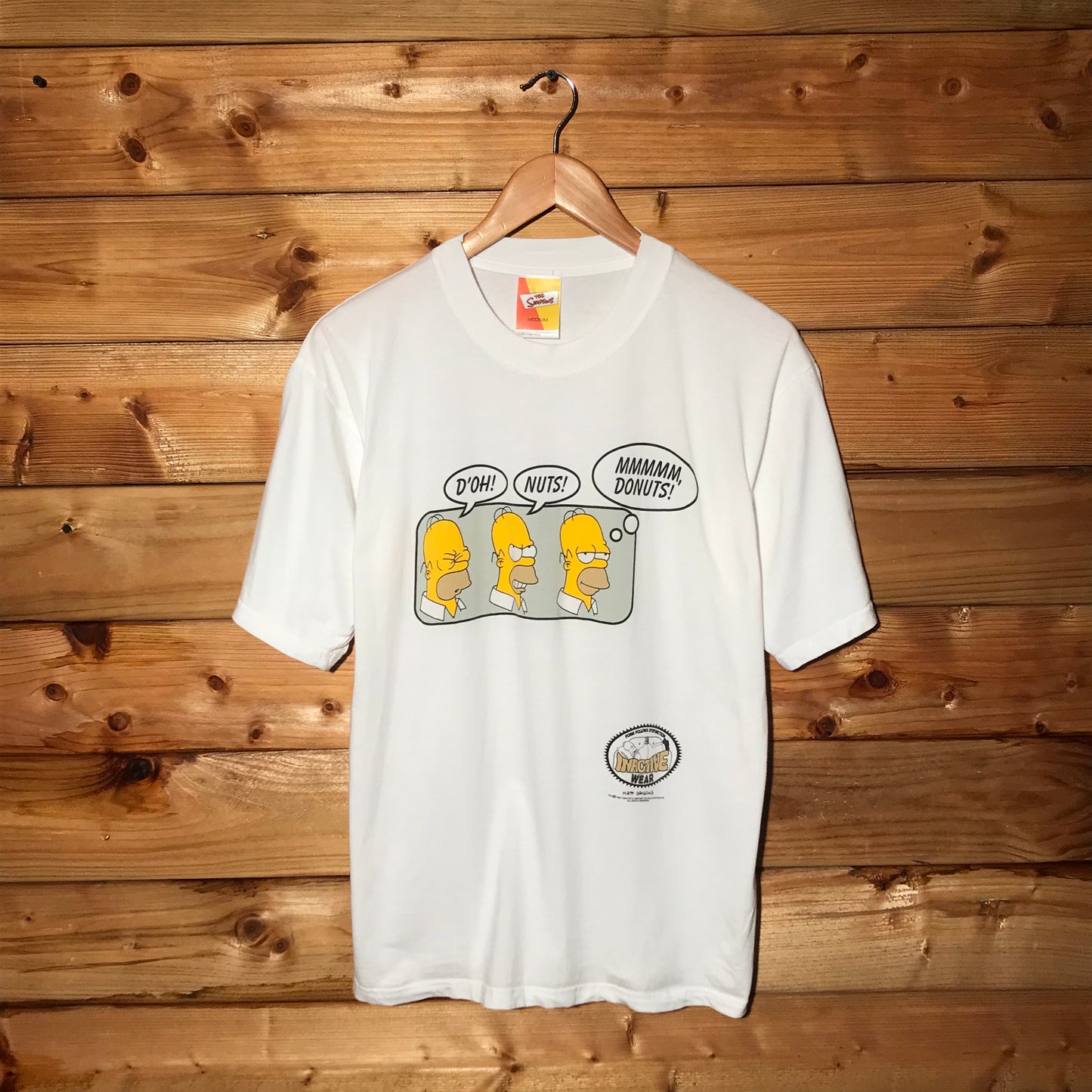 1998 The Simpsons Homer Donuts t shirt