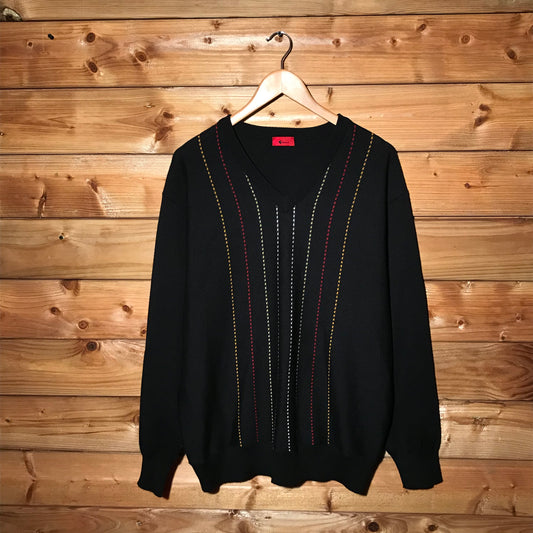 Gabicci Dotted Striped knit sweatshirt