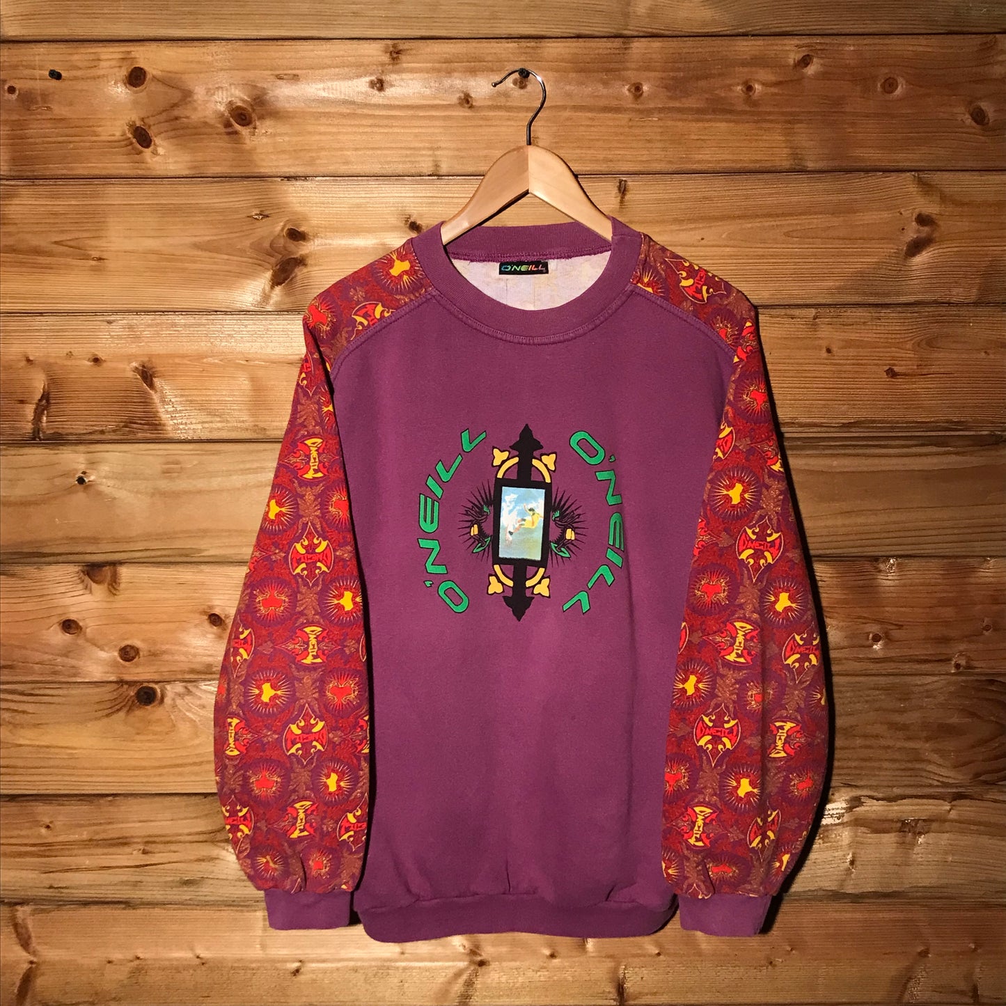 90s O'Neill Double Spellout Abstract sweatshirt