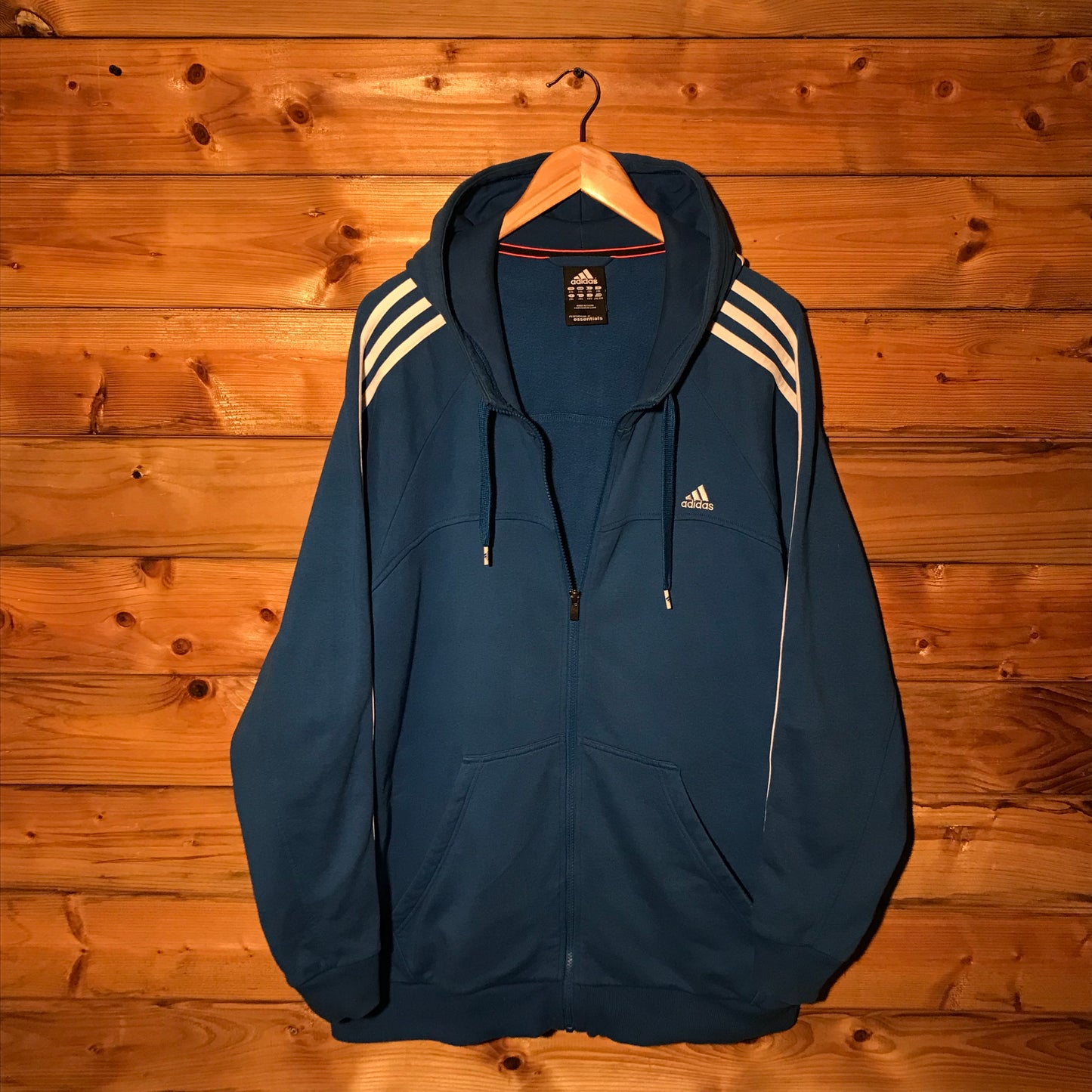 2013 Adidas Performance Striped zip up hoodie