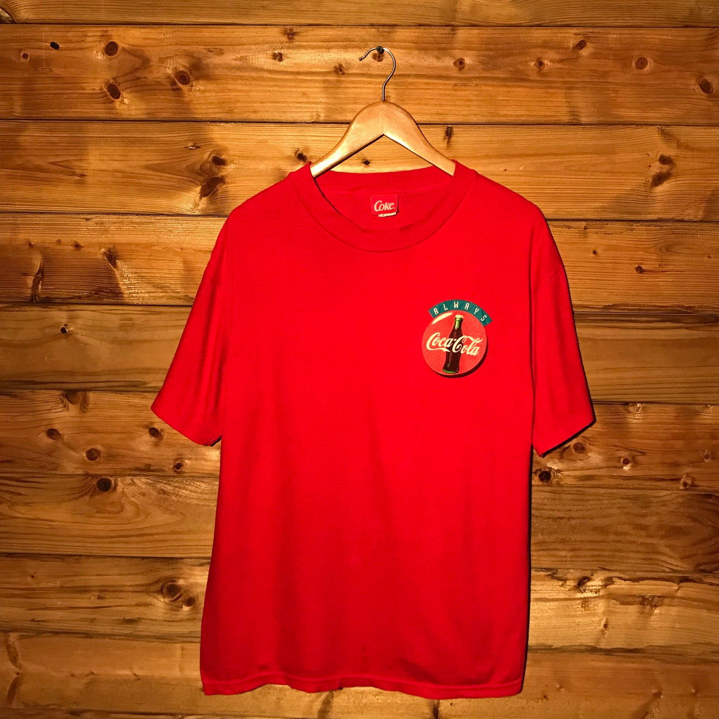 1994 Coca Cola Always Coke Promo t shirt