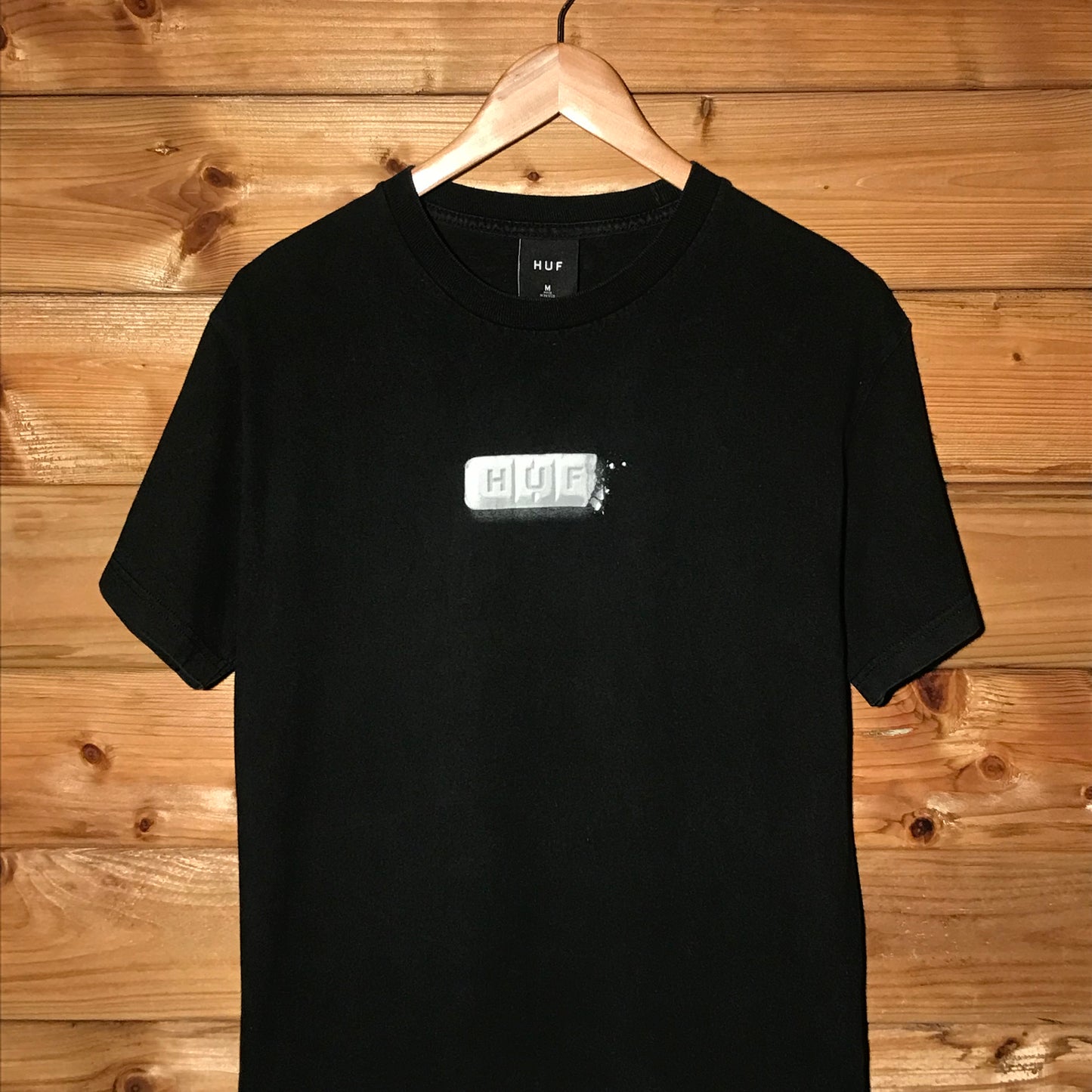 HUF Broken Pill Centre Spellout t shirt