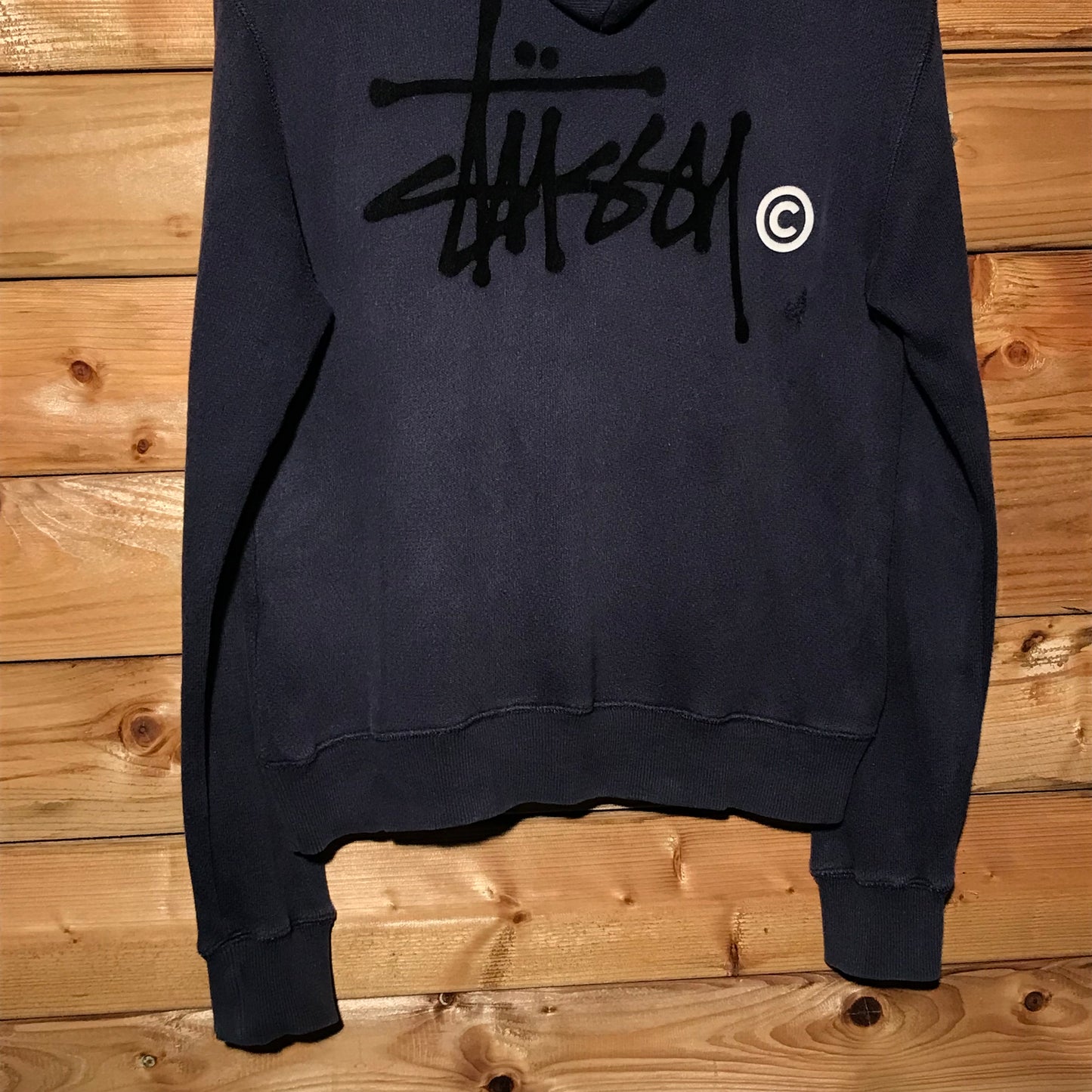 2015 Stüssy x Champion Classic Double Script Spellout hoodie