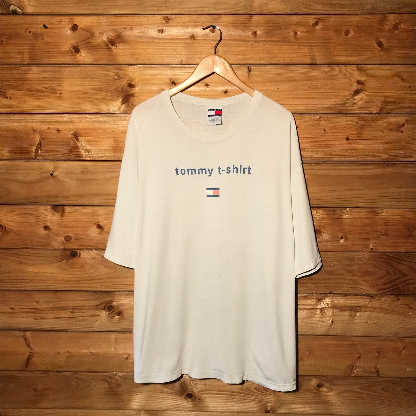 90s Tommy Hilfiger Tommy T-Shirt Spellout t shirt