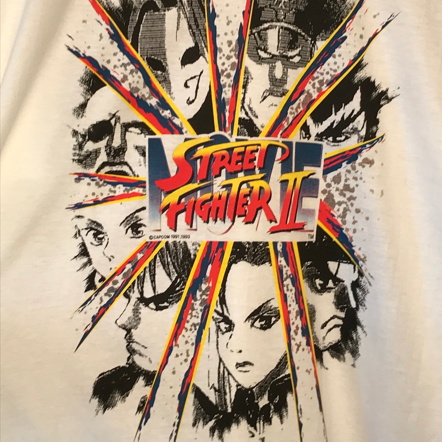 1993 Street Fighter 2 Promo t shirt