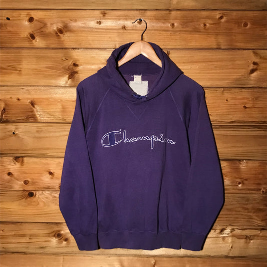 80s Champion Outline Centre Spellout hoodie