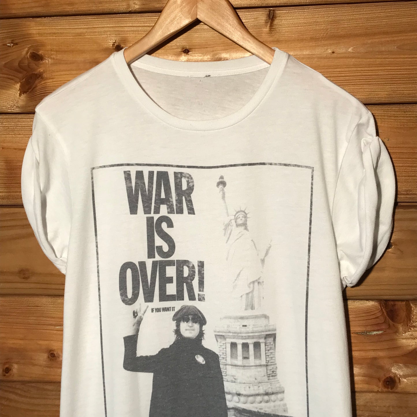 2014 John Lennon War Is Over Photo t shirt