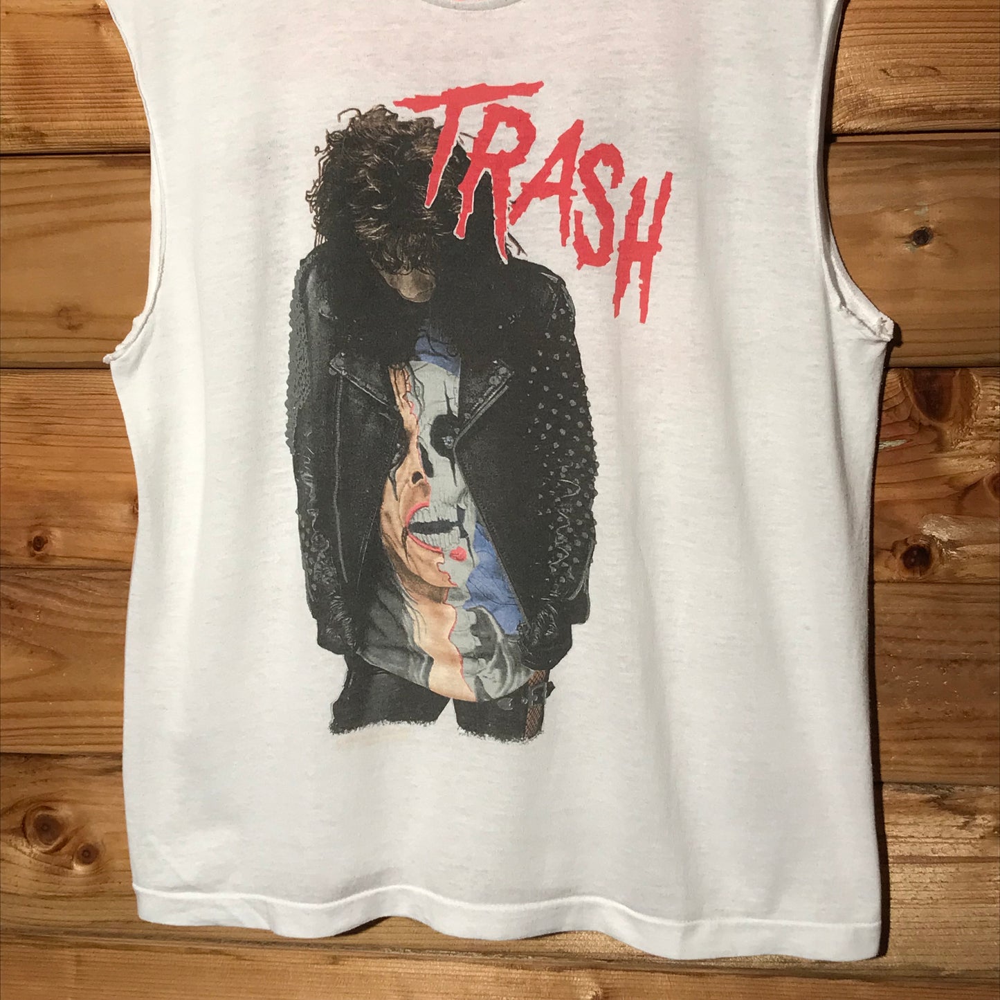 1989 Alice Cooper Trashes Canada Tour tank top t shirt