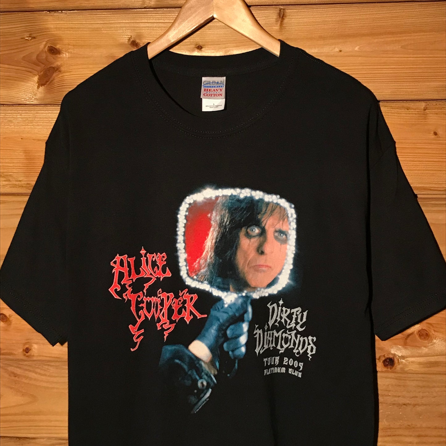 2005 Alice Cooper Dirty Diamonds World Tour Platinum Club t shirt