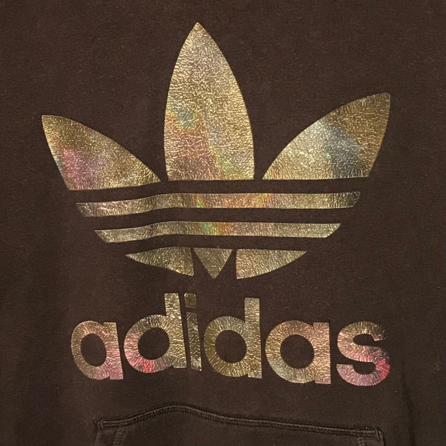 Adidas Galaxy Trefoil Spellout hoodie